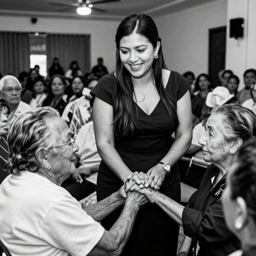Reina de Posorja visita Proyecto Adulto Mayor y fortalece la integración social