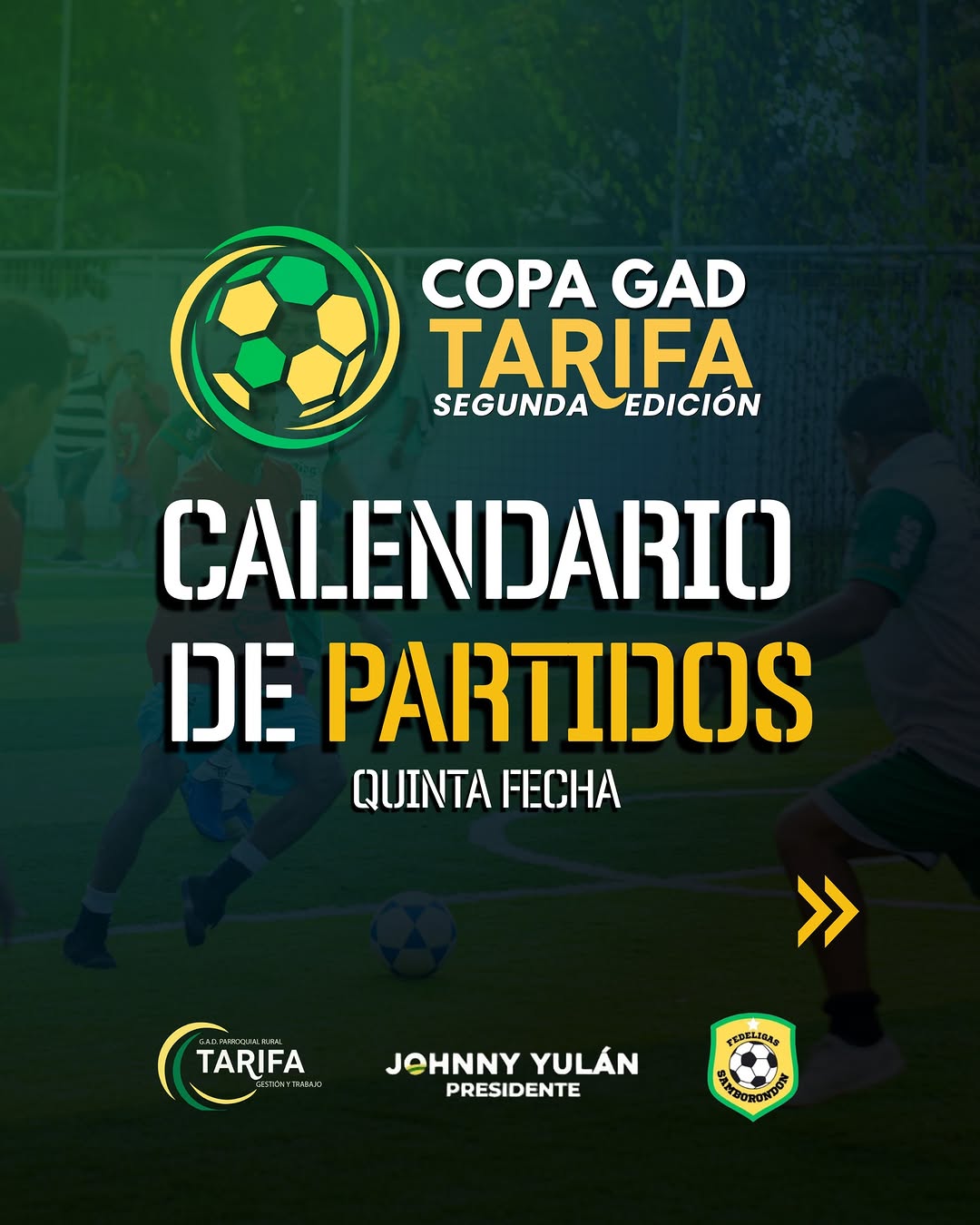 Copa GAD Tarifa Segunda Edición: Cronograma y canchas para el fútbol en Samborondón
