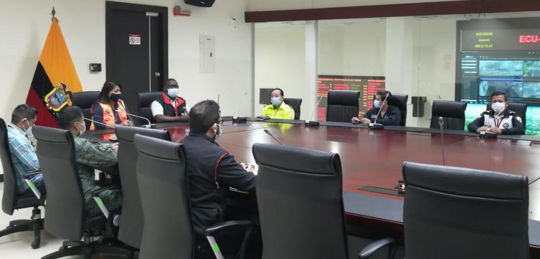 Riesgos del Guayas monitorea protocolos de seguridad en obra pública