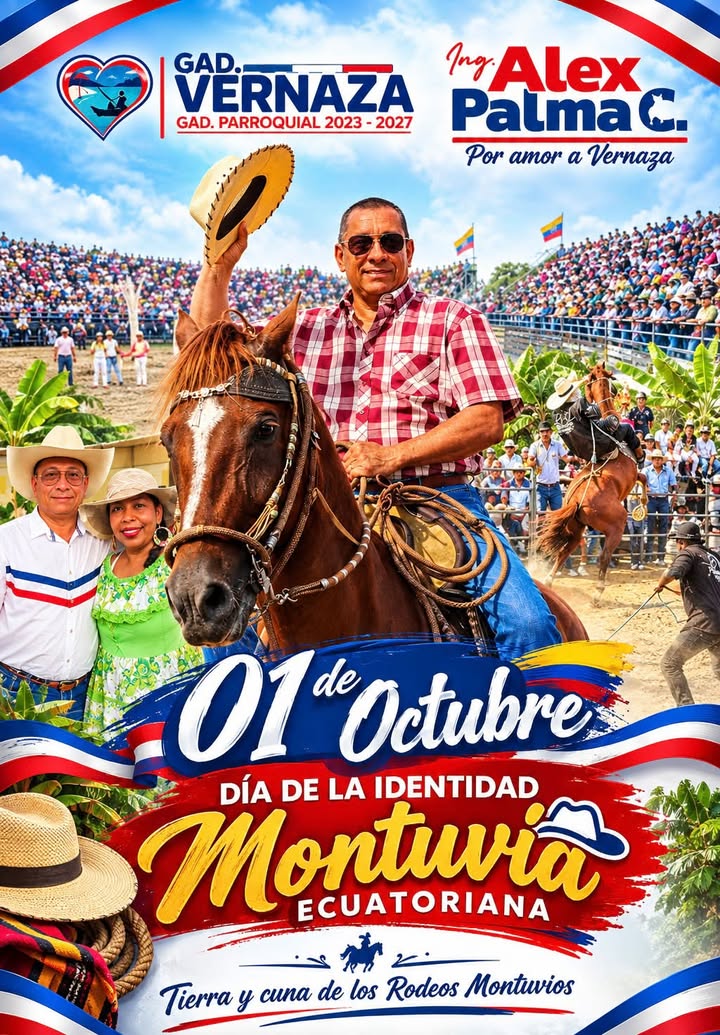 General Vernaza celebra su identidad montuvia y el legado de los Rodeos